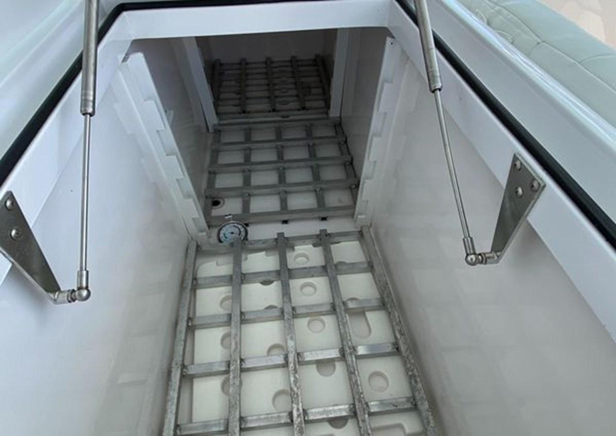 a metal object with a metal frame aboard LIKE WHAT U SEA Yacht for Sale