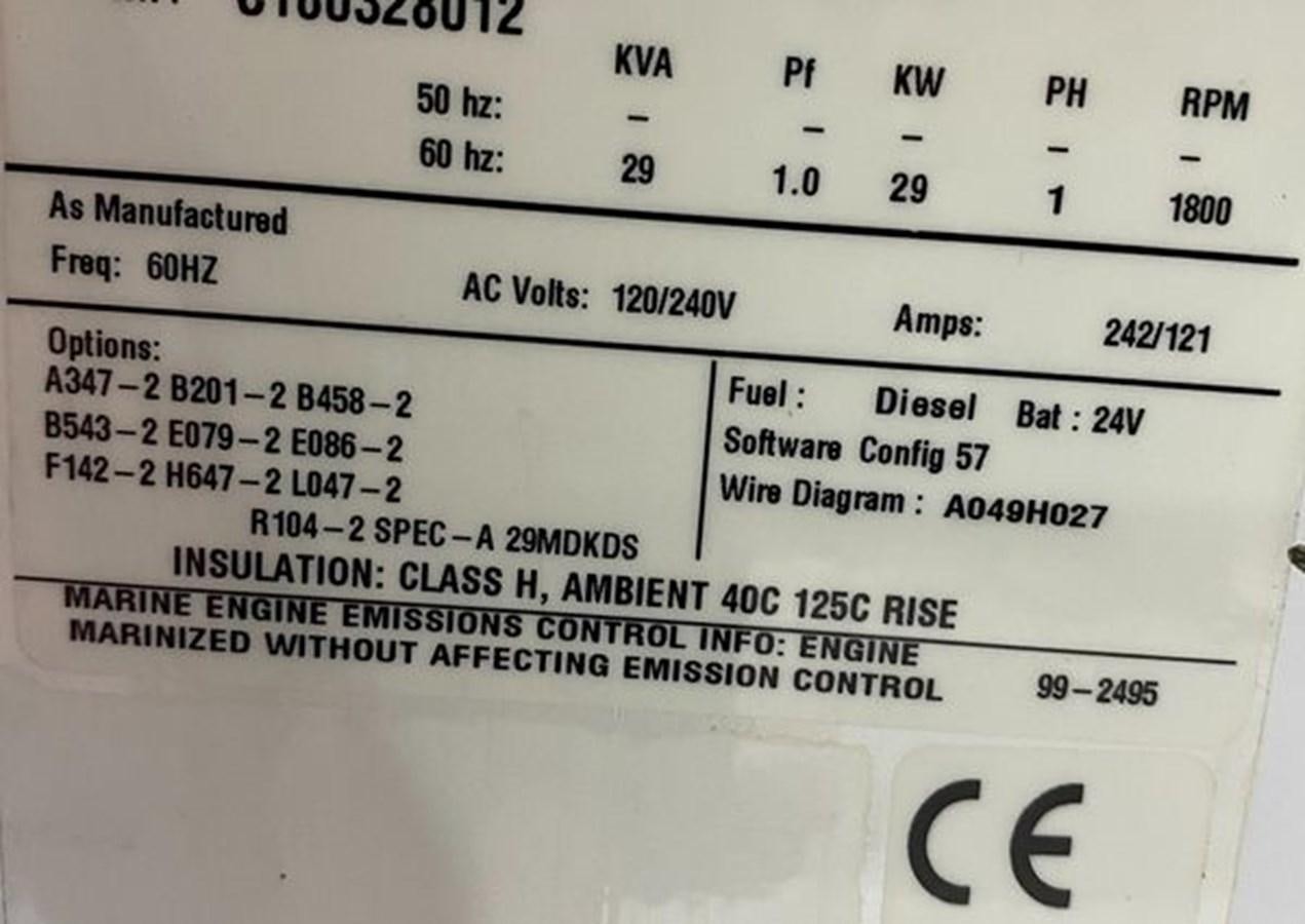 a close-up of a calendar aboard LIKE WHAT U SEA Yacht for Sale