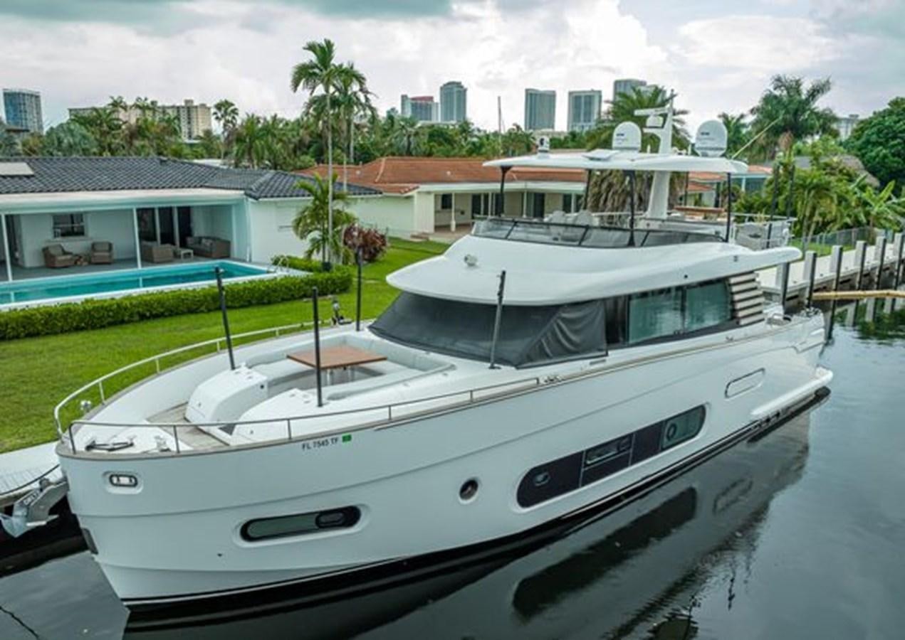 a boat docked at a pier aboard AZIMUT MAGELLANO 30/15 Yacht for Sale