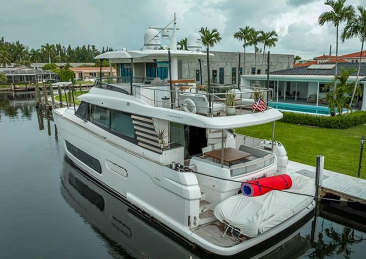 a boat docked at a pier aboard AZIMUT MAGELLANO 30/15 Yacht for Sale