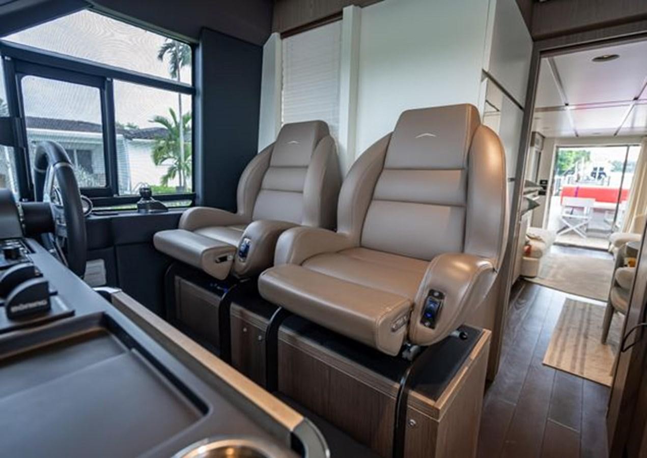 inside of a vehicle aboard AZIMUT MAGELLANO 30/15 Yacht for Sale