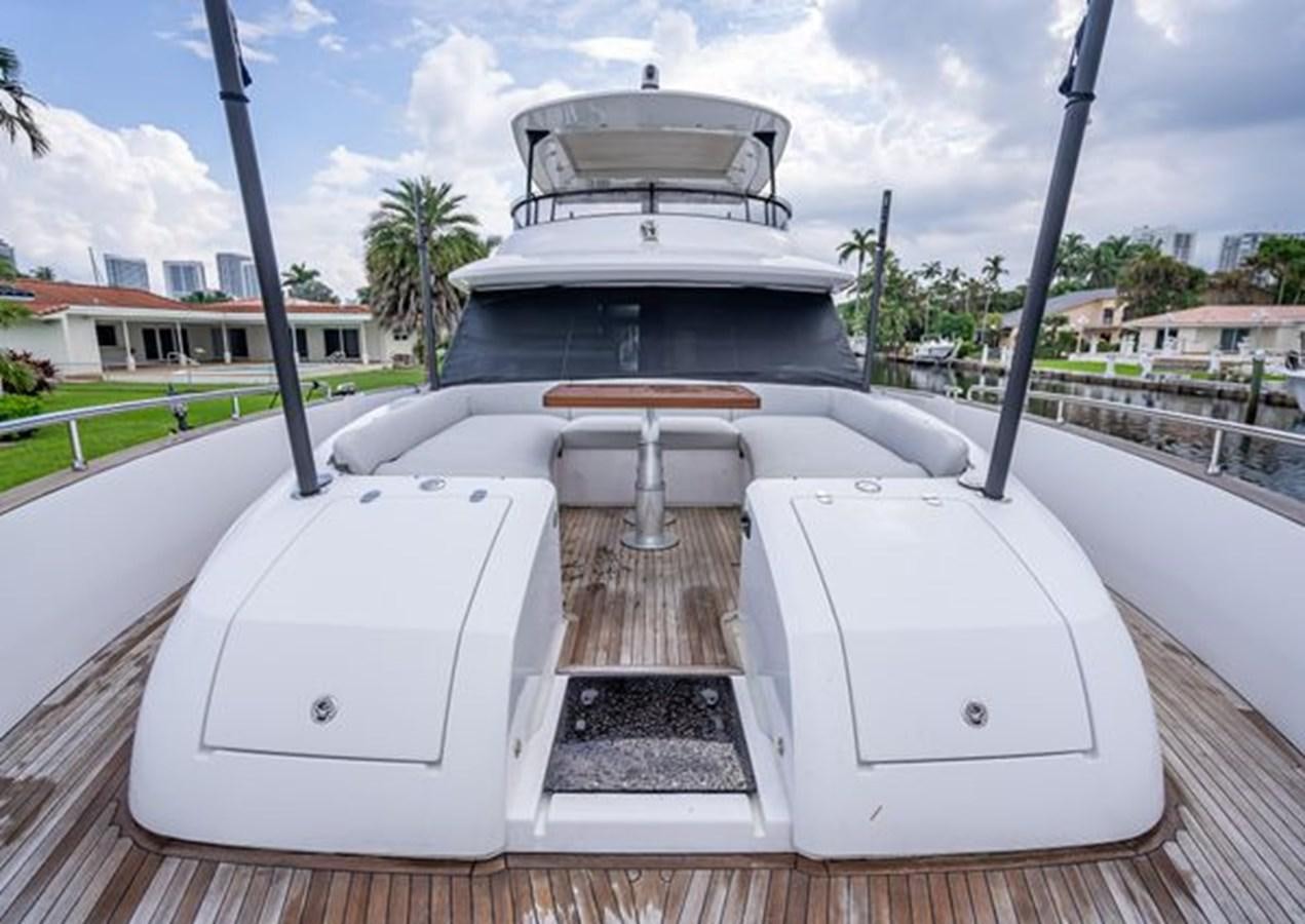 a large white box with a dome on top aboard AZIMUT MAGELLANO 30/15 Yacht for Sale