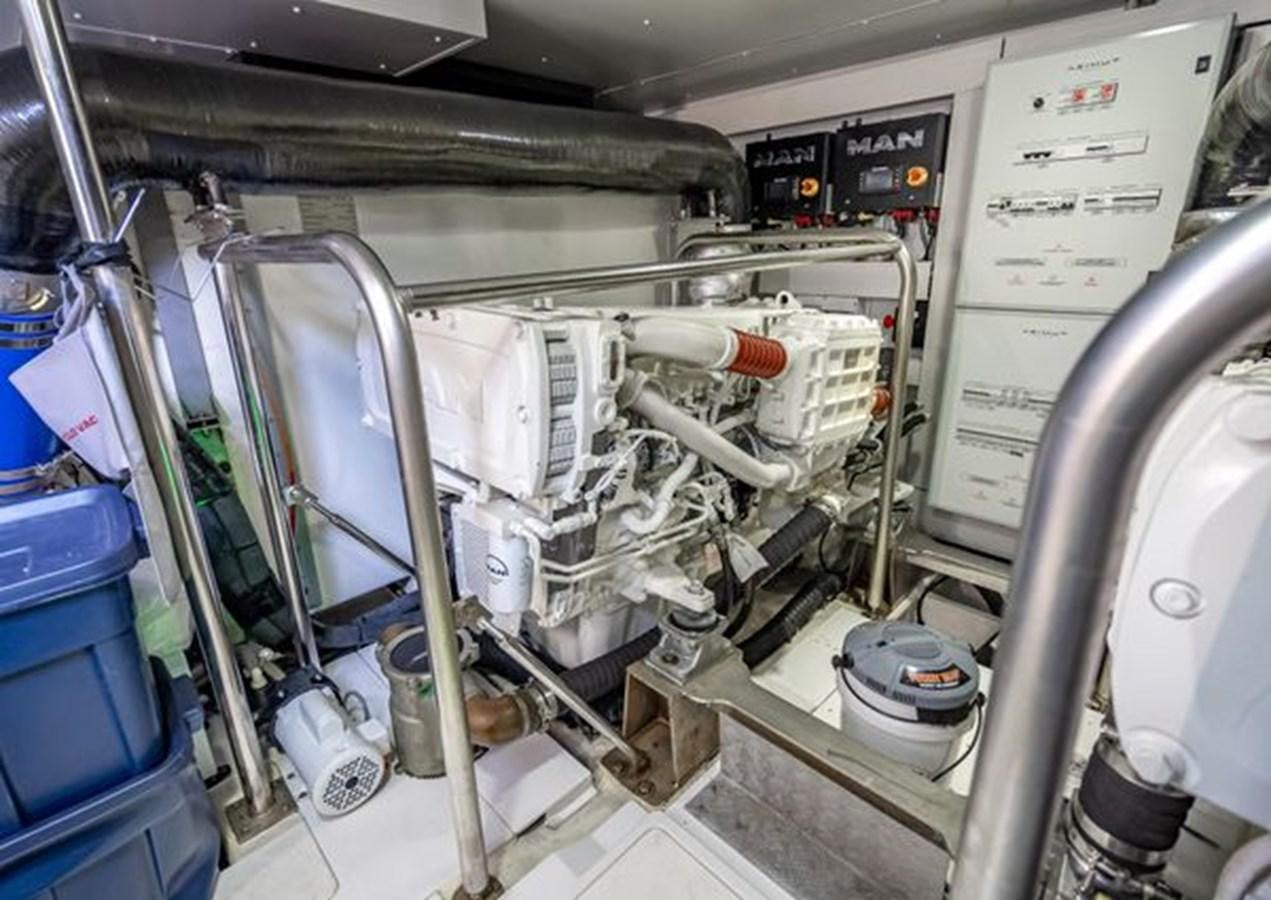 a close-up of a machine aboard AZIMUT MAGELLANO 30/15 Yacht for Sale