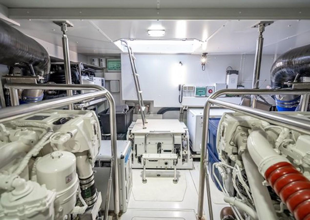 a room with several machines aboard AZIMUT MAGELLANO 30/15 Yacht for Sale