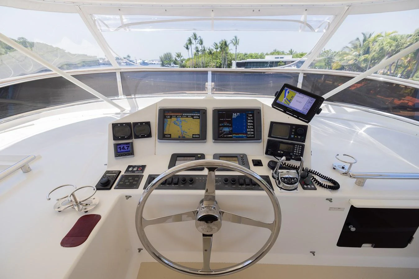 inside of a building aboard THE GARLIC Yacht for Sale