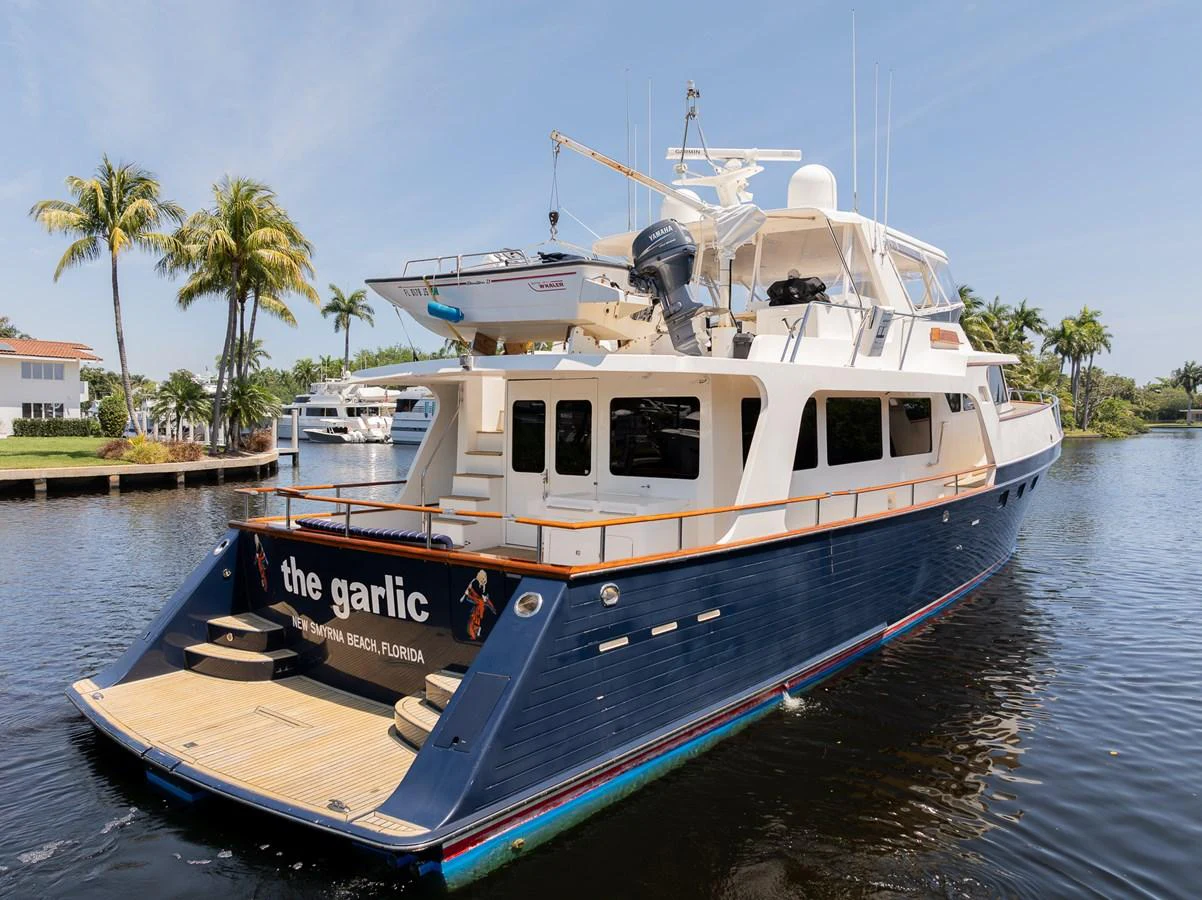 a boat on the water aboard THE GARLIC Yacht for Sale
