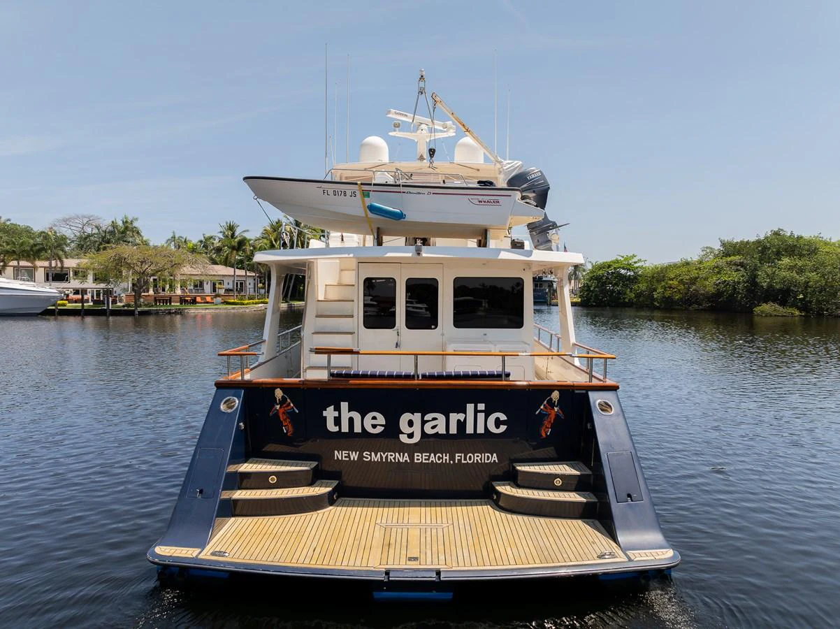 a boat on the water aboard THE GARLIC Yacht for Sale