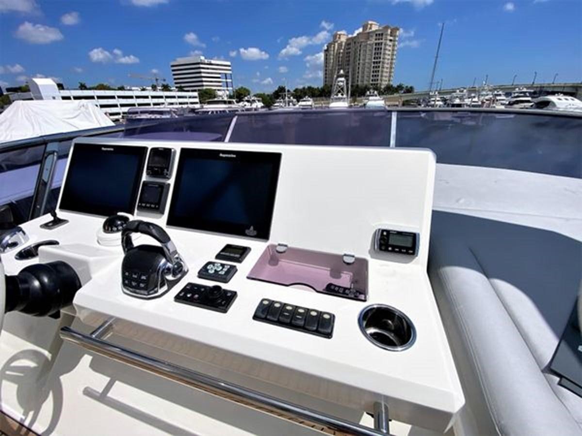 the inside of a boat aboard 2016 PRESTIGE 680 FLY Yacht for Sale