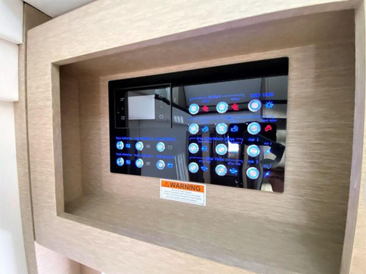 a machine on the counter aboard 2016 PRESTIGE 680 FLY Yacht for Sale