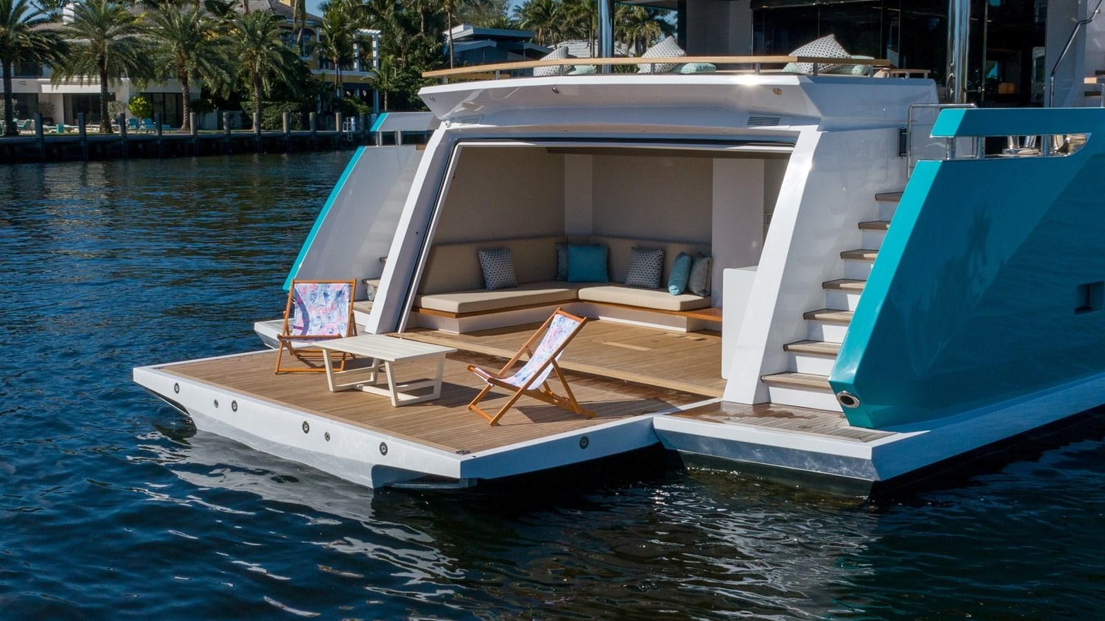 a boat on the water aboard PROJECT 105 Yacht for Sale