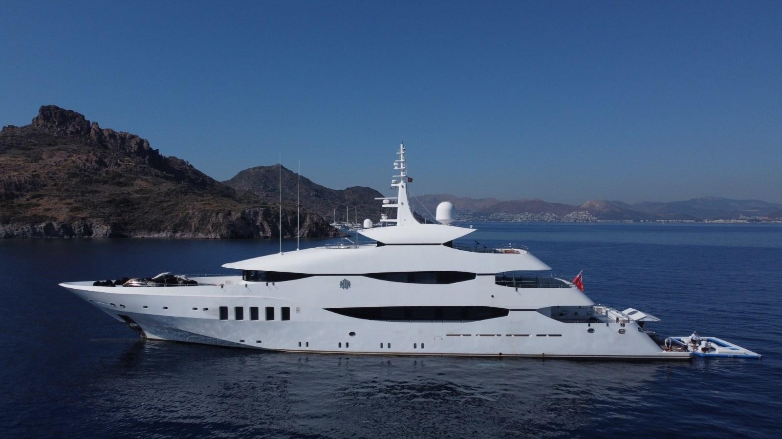 a yacht in the water aboard N.M.N Yacht for Sale