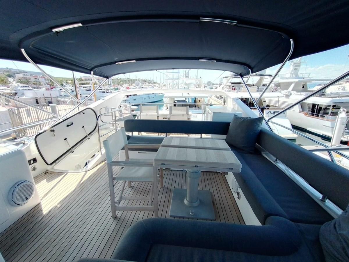 inside of a car aboard CAPRICHO Yacht for Sale