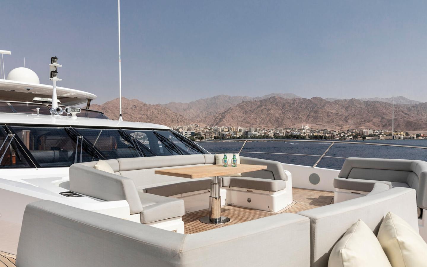 a boat on the water aboard 2018 SUNSEEKER 116 Yacht for Sale