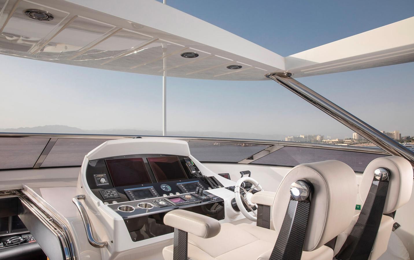 the inside of a plane aboard 2018 SUNSEEKER 116 Yacht for Sale