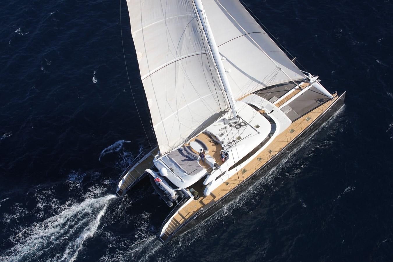 a sailboat on the water aboard ALLURES Yacht for Sale