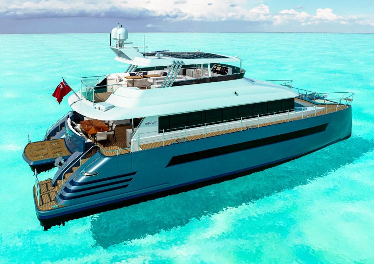 a boat on the water aboard STELLARCAT AL2002 Yacht for Sale