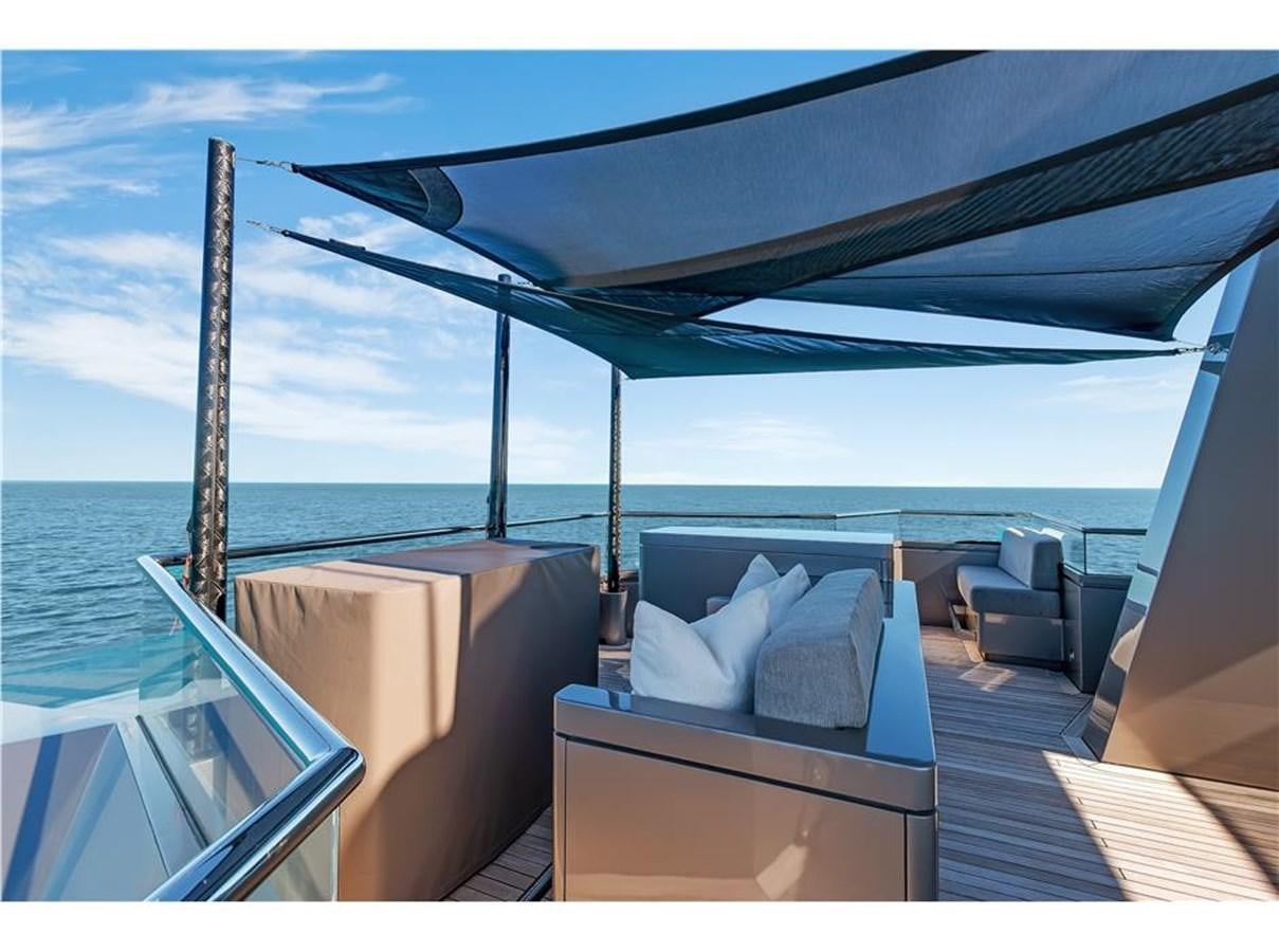 a boat on the water aboard MIZU Yacht for Sale