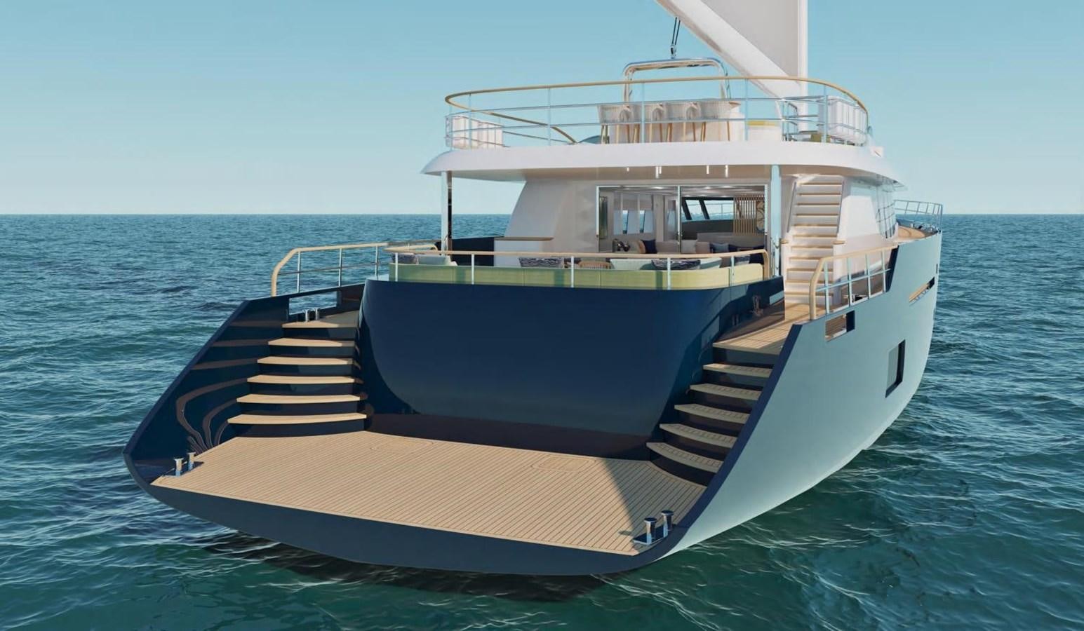 a boat on the water aboard LEGATO Yacht for Sale