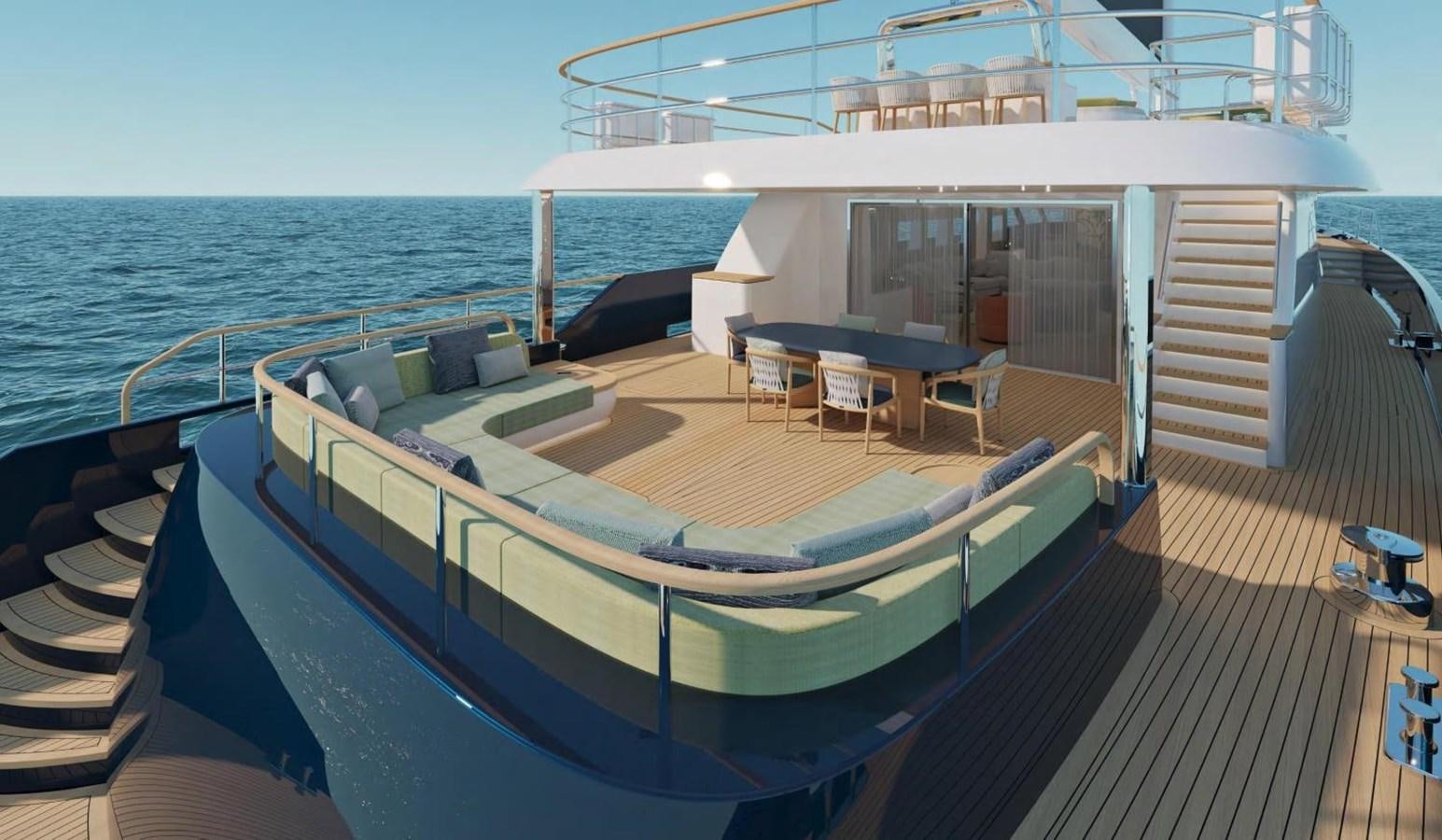 a boat on the water aboard LEGATO Yacht for Sale