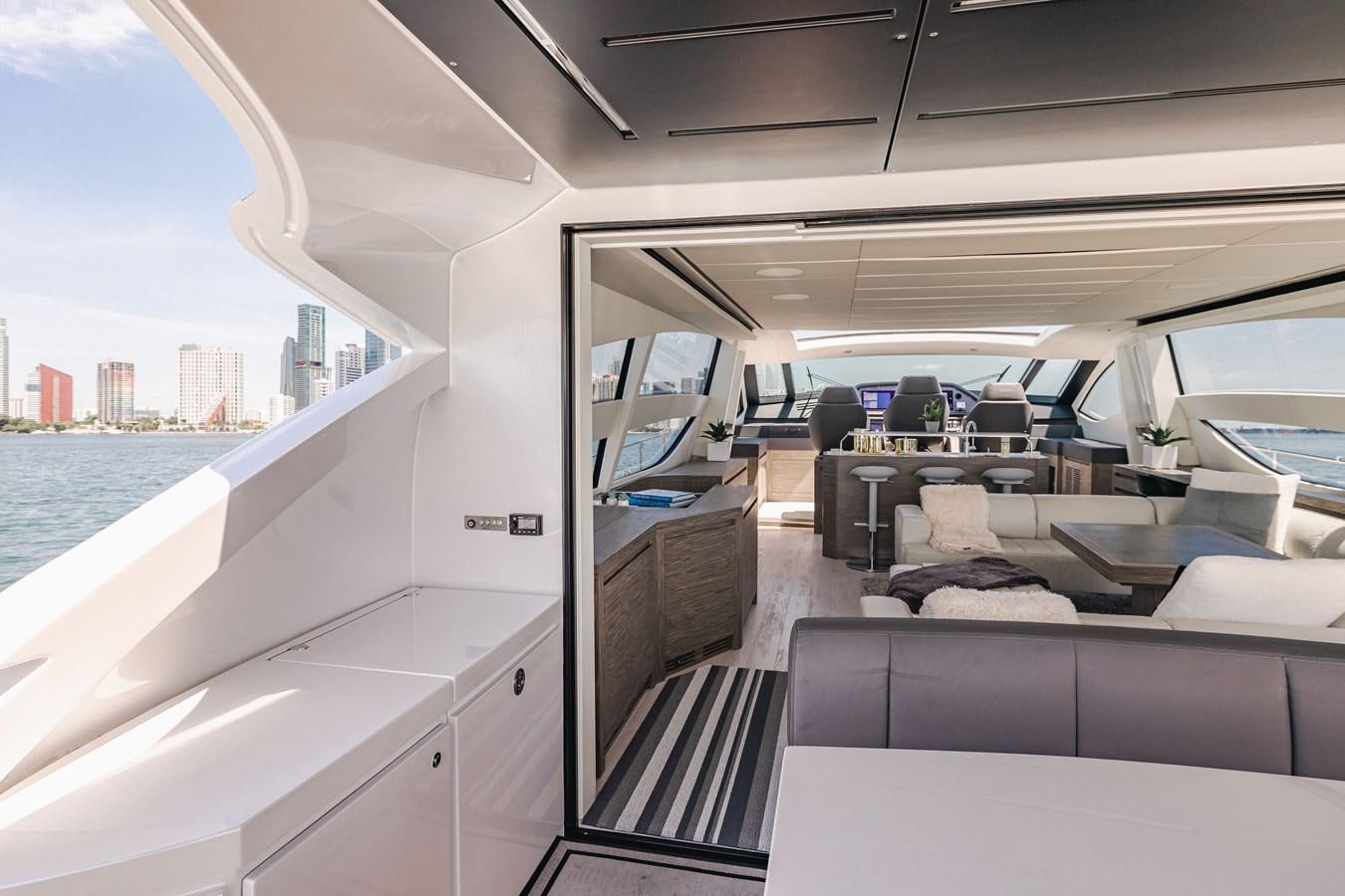 inside of a boat aboard DOUBLE OR NOTHING Yacht for Sale
