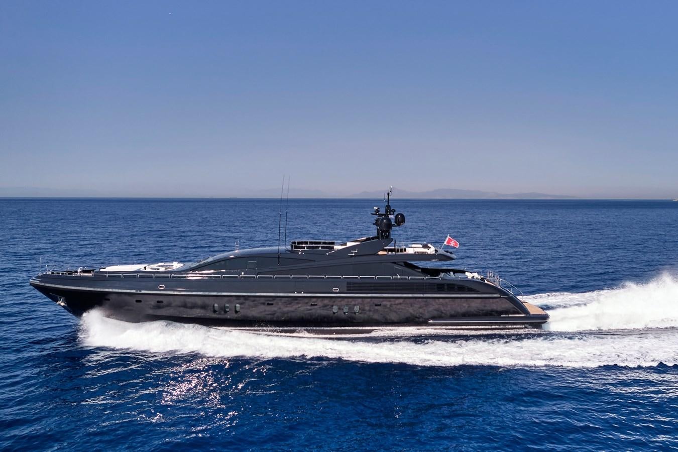 a large ship in the water aboard ABILITY Yacht for Sale