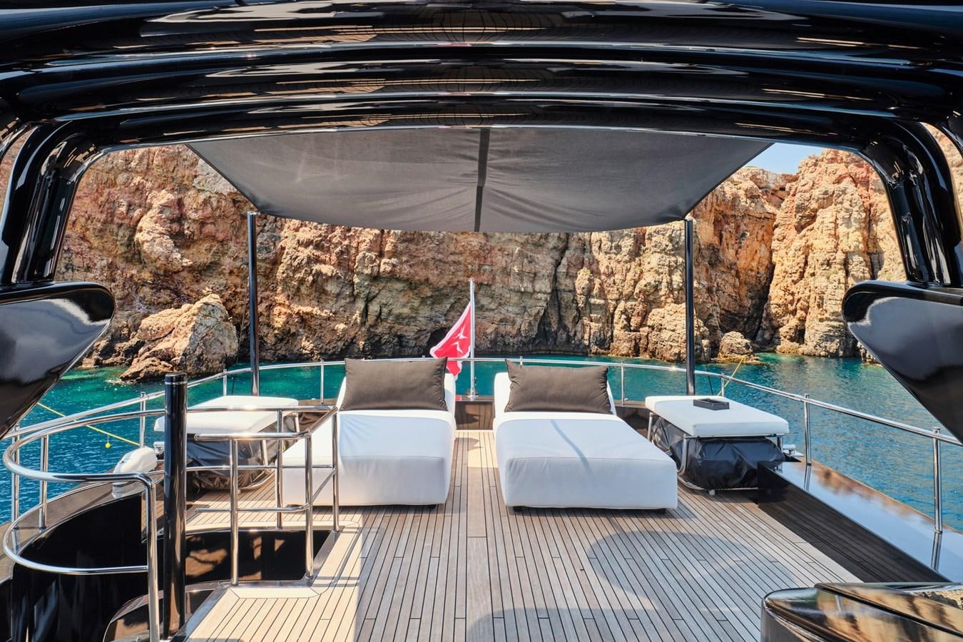 a boat on the water aboard ABILITY Yacht for Sale