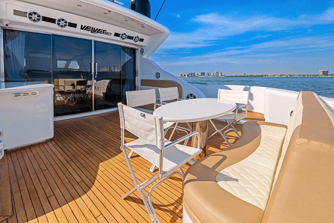 a boat on the water aboard DREAM ON Yacht for Sale