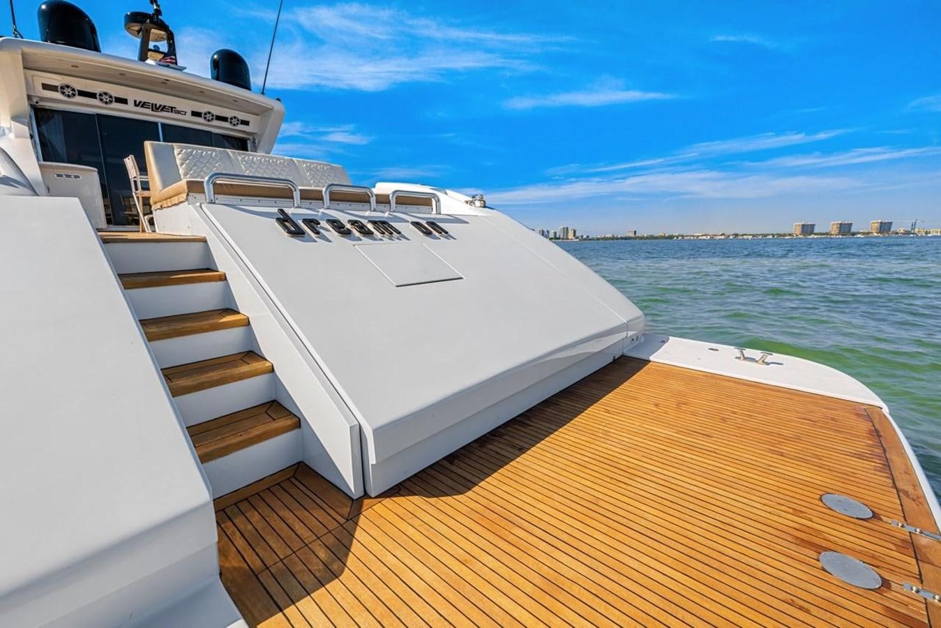 a boat on the water aboard DREAM ON Yacht for Sale