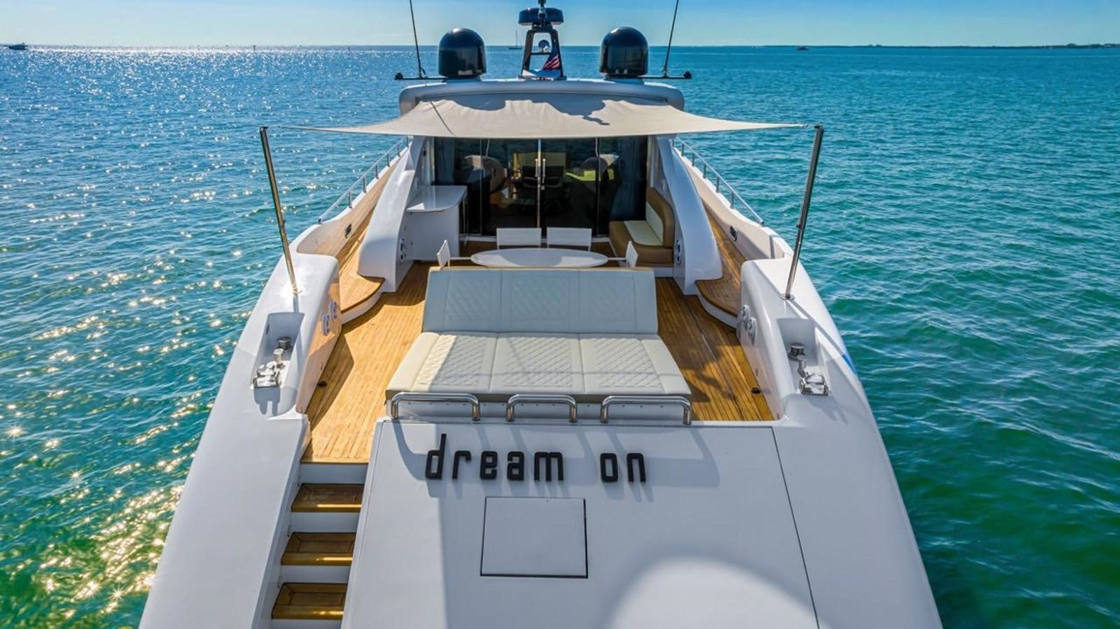 a boat on the water aboard DREAM ON Yacht for Sale