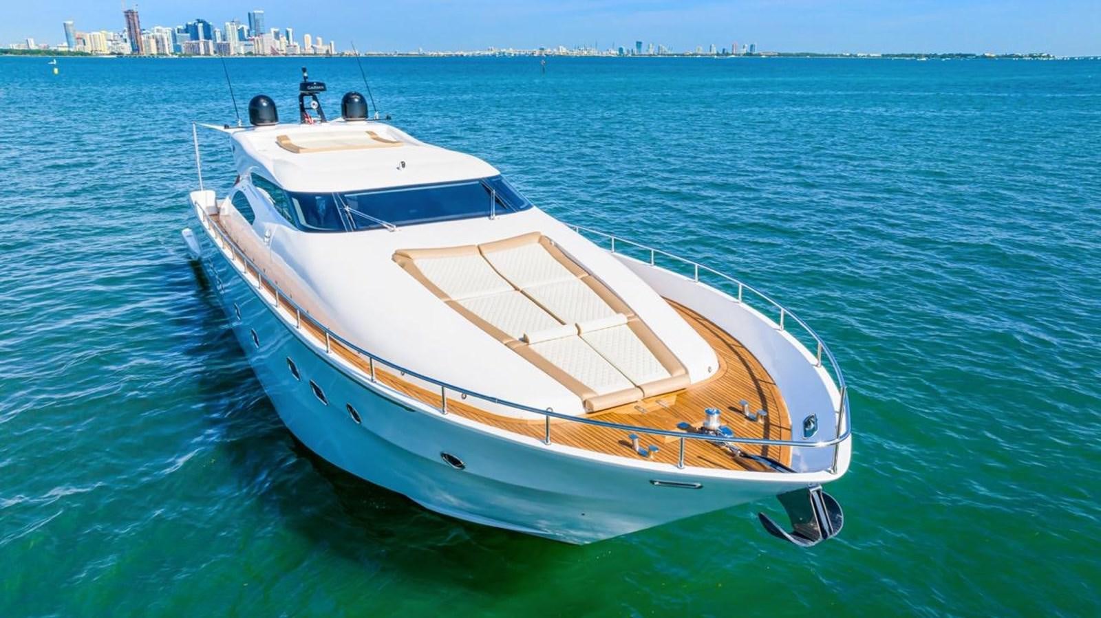 a boat in the water aboard DREAM ON Yacht for Sale