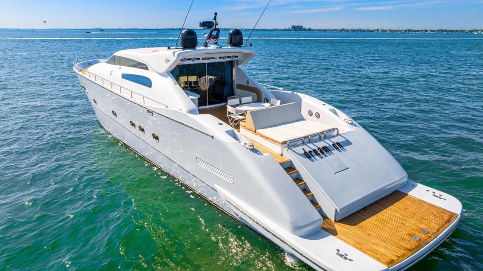 a boat on the water aboard DREAM ON Yacht for Sale