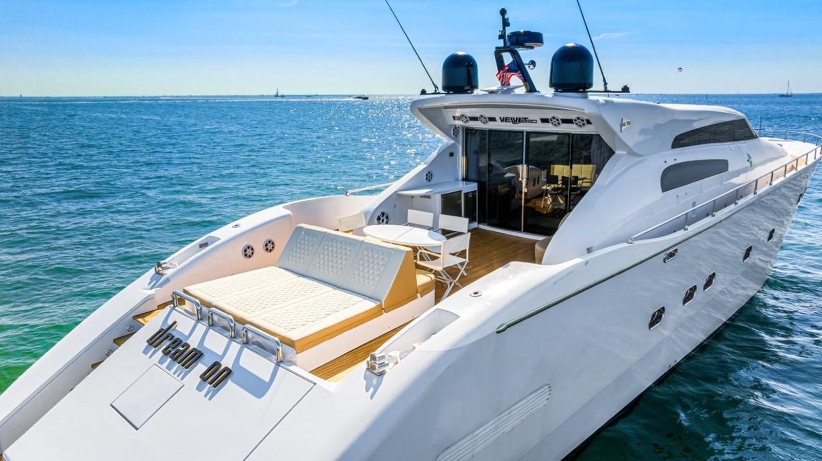 a boat on the water aboard DREAM ON Yacht for Sale