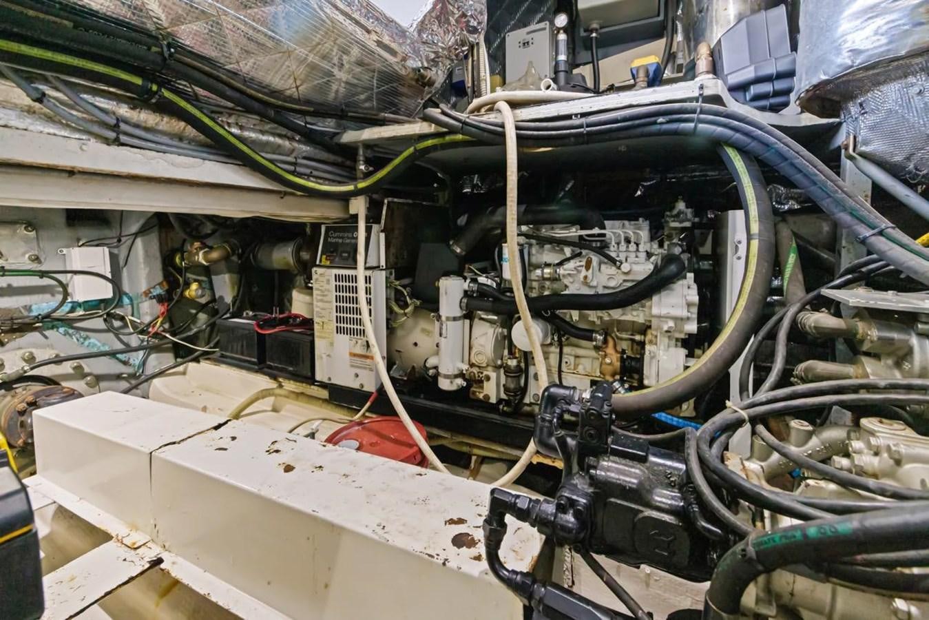 a large machine with wires aboard DREAM ON Yacht for Sale