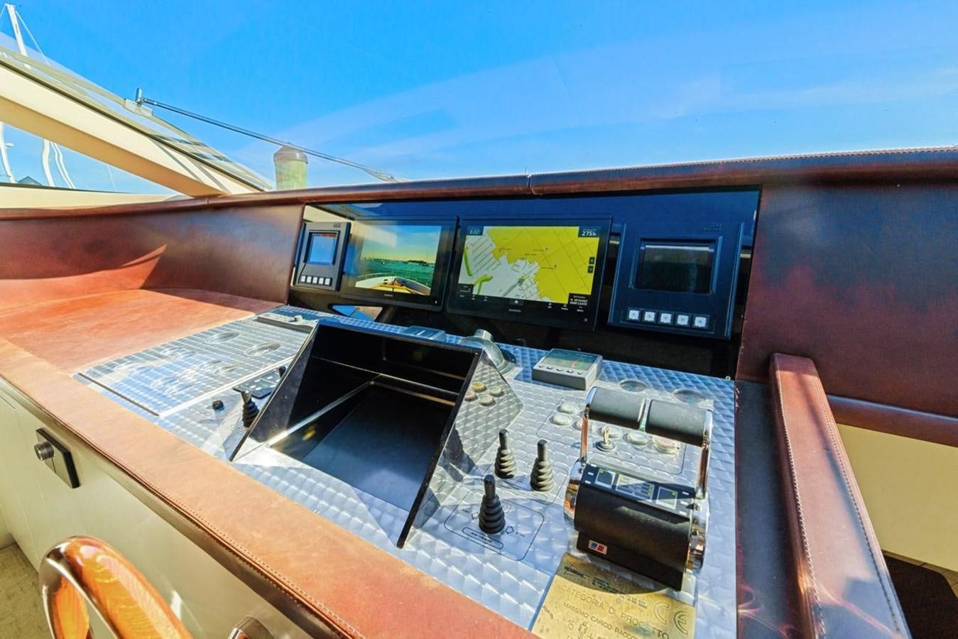 the inside of a vehicle aboard DREAM ON Yacht for Sale