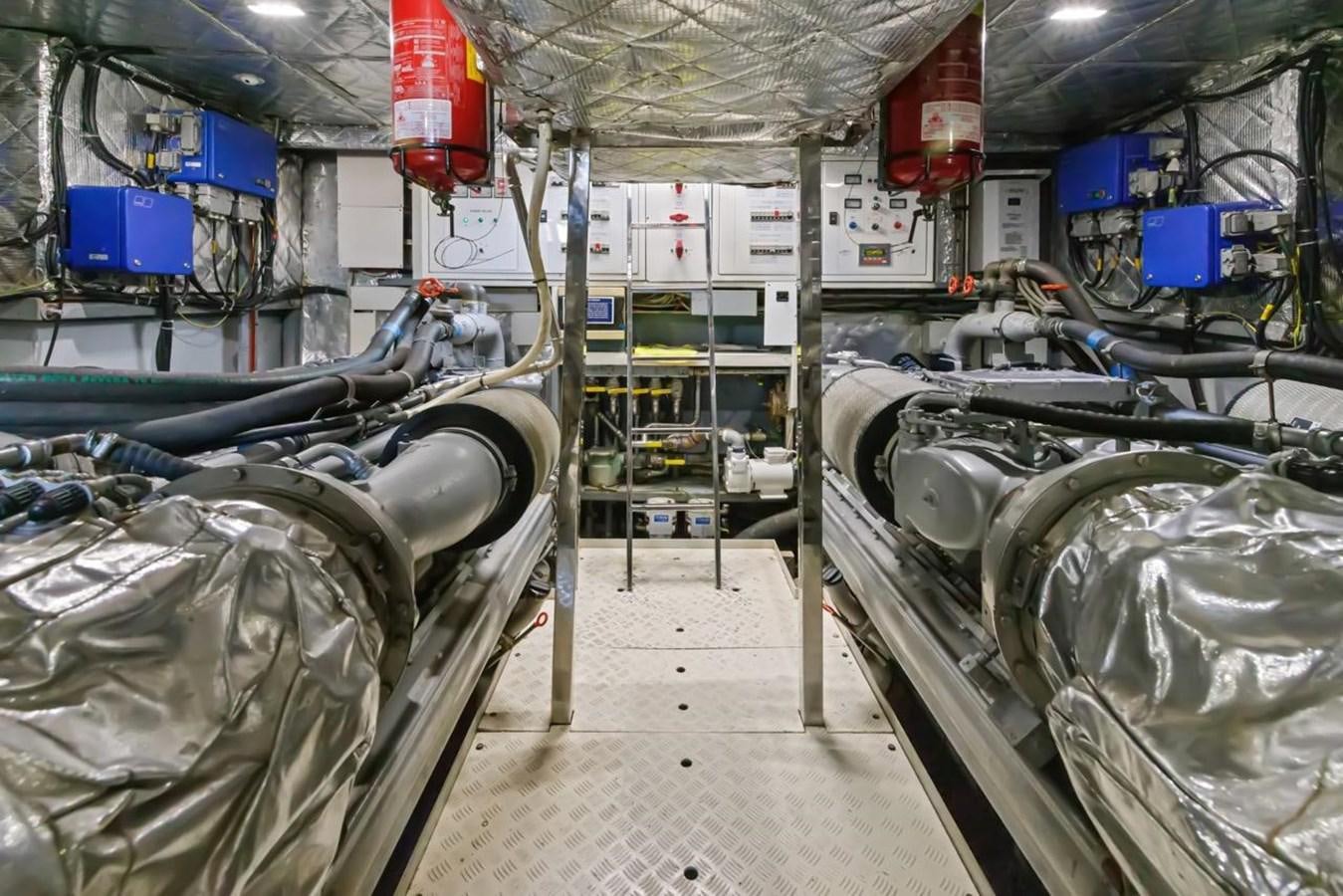 a room with several machines aboard DREAM ON Yacht for Sale