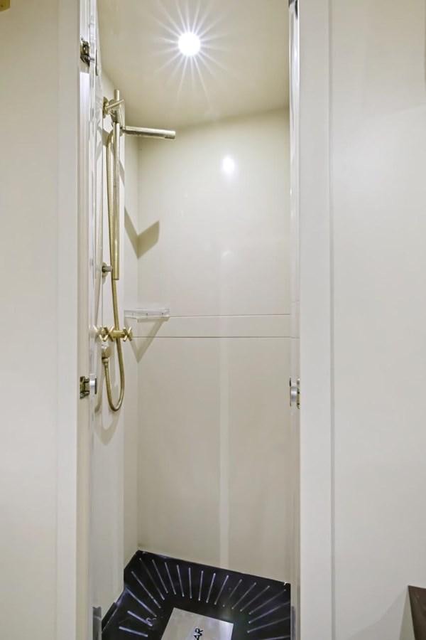 a door with a light on it aboard DREAM ON Yacht for Sale