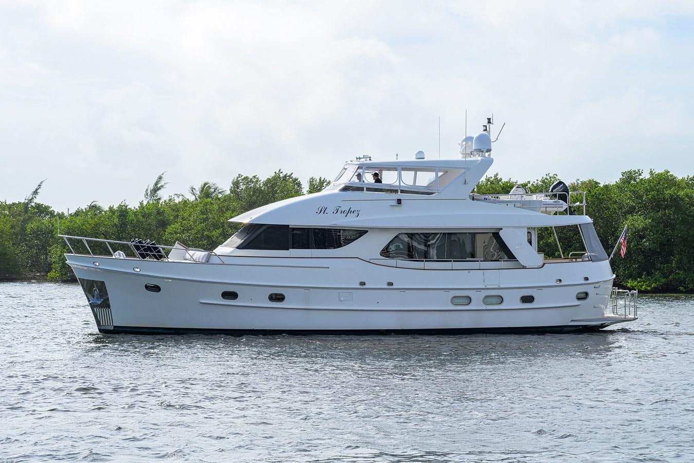 a boat on the water aboard ST. TROPEZ Yacht for Sale