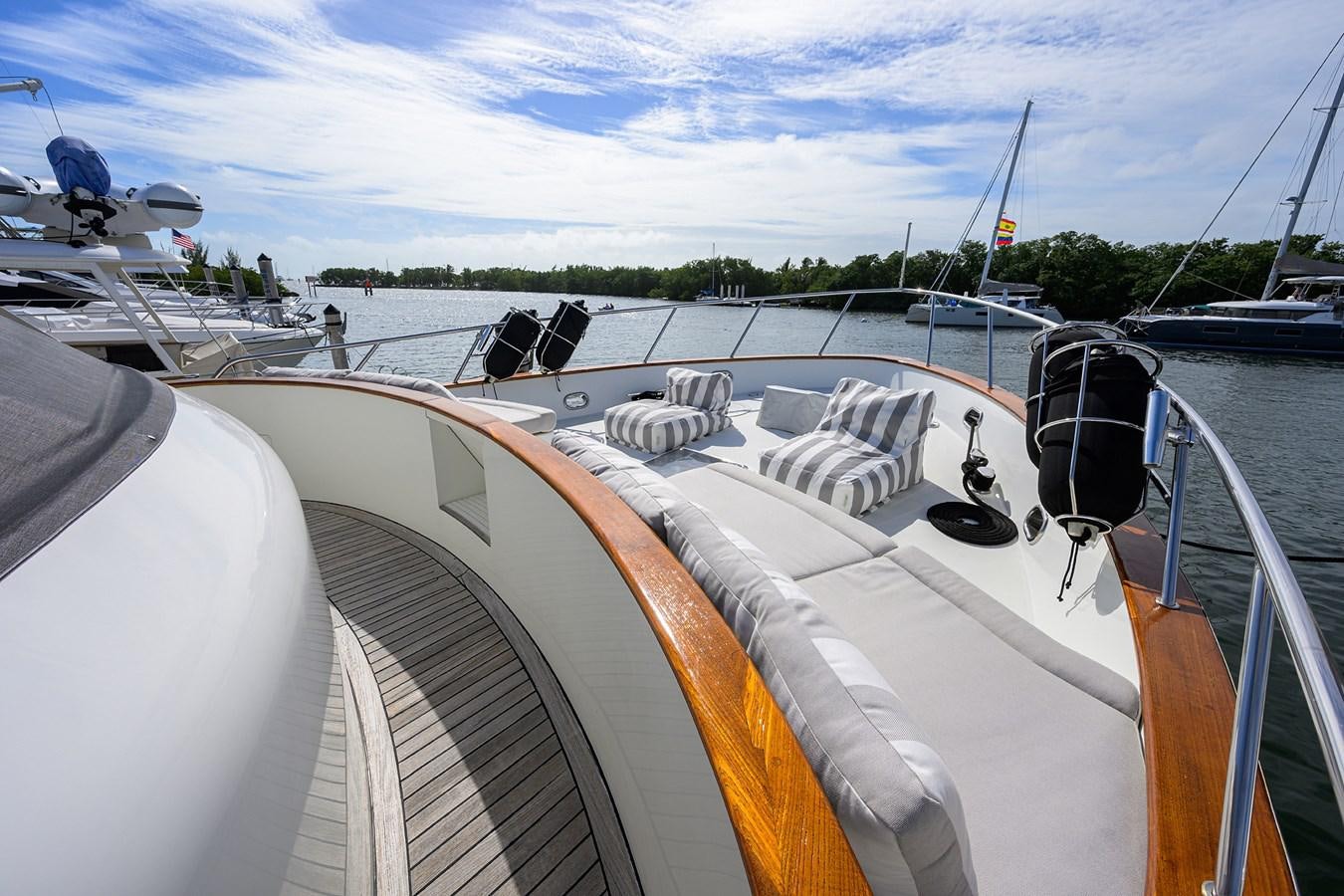 a boat with many boats in it aboard ST. TROPEZ Yacht for Sale