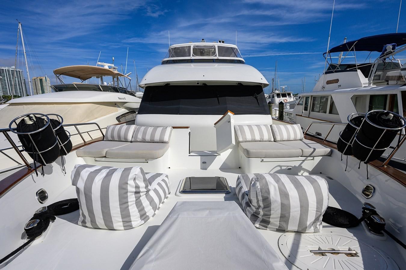 a group of boats on a dock aboard ST. TROPEZ Yacht for Sale