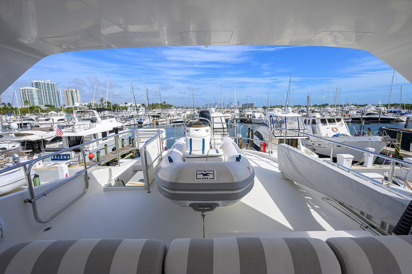 a group of boats are parked in a harbor aboard ST. TROPEZ Yacht for Sale
