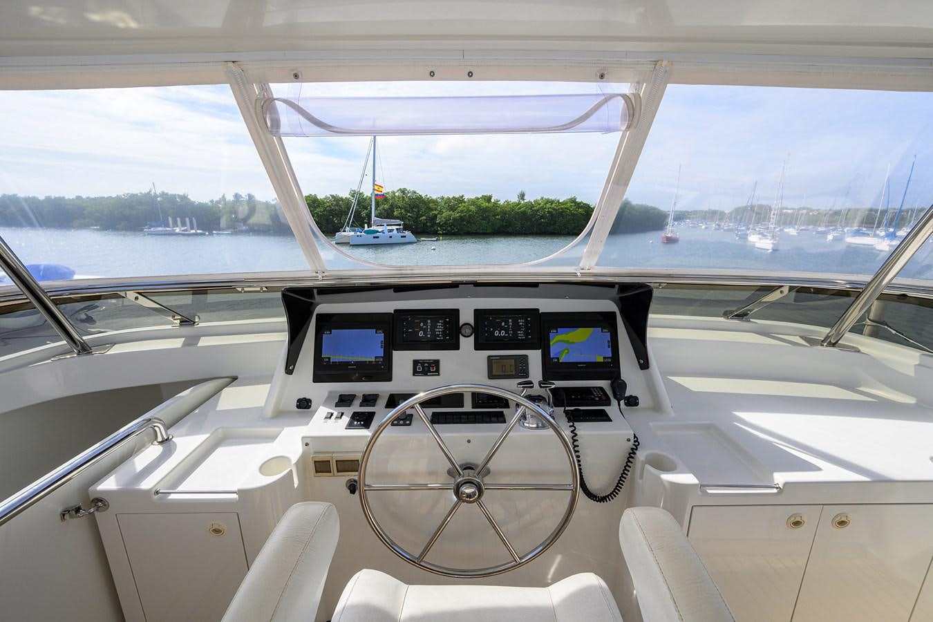 inside of a car aboard ST. TROPEZ Yacht for Sale