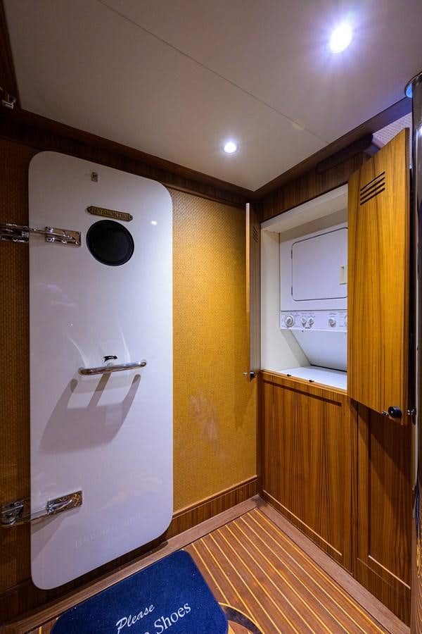a shower unit in a bathroom aboard ST. TROPEZ Yacht for Sale