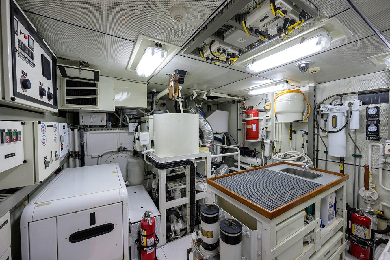 a room with machines and equipment aboard ST. TROPEZ Yacht for Sale