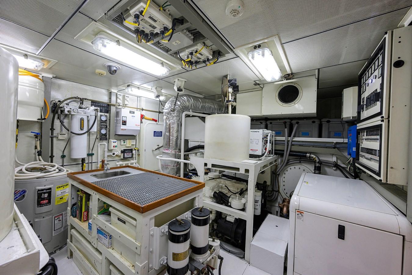 a room with machines and equipment aboard ST. TROPEZ Yacht for Sale