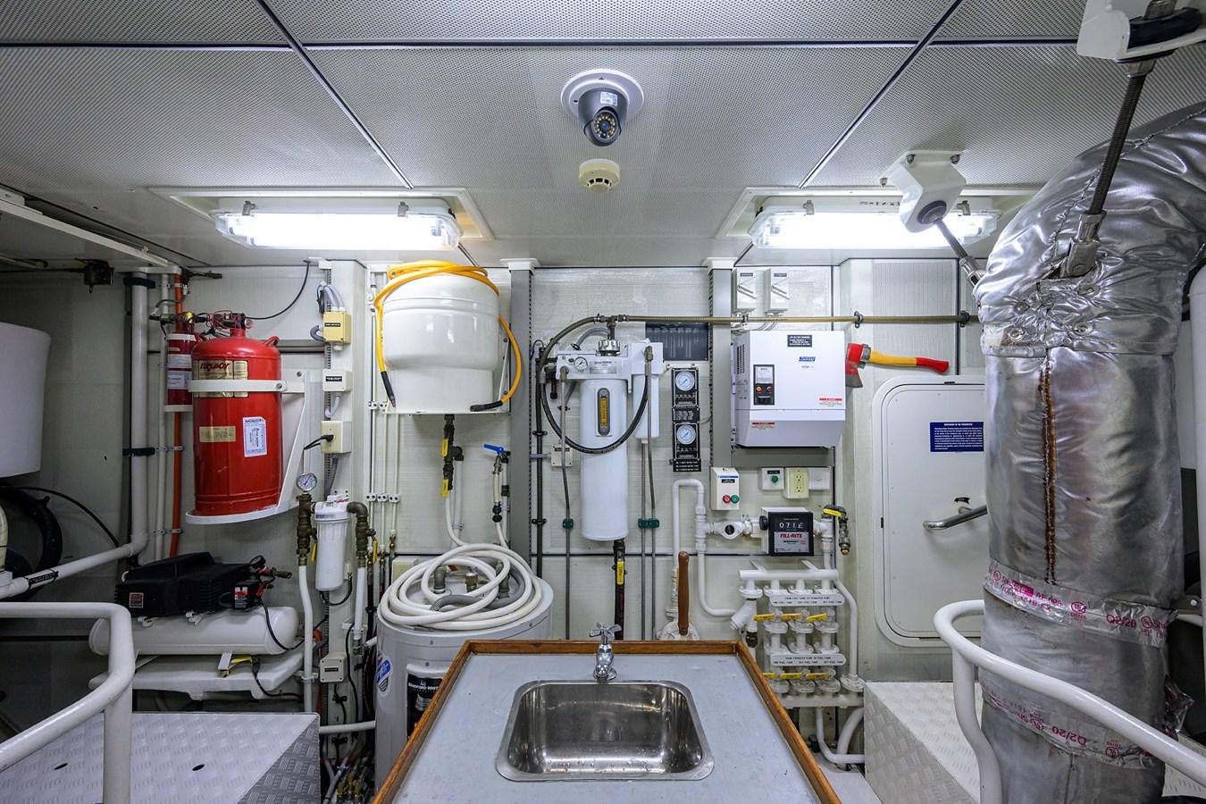 a room with machinery aboard ST. TROPEZ Yacht for Sale