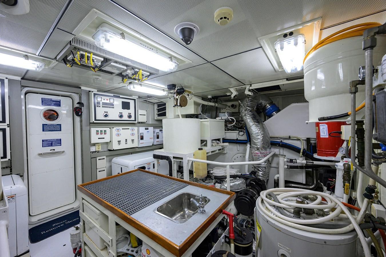 a room with machinery and equipment aboard ST. TROPEZ Yacht for Sale