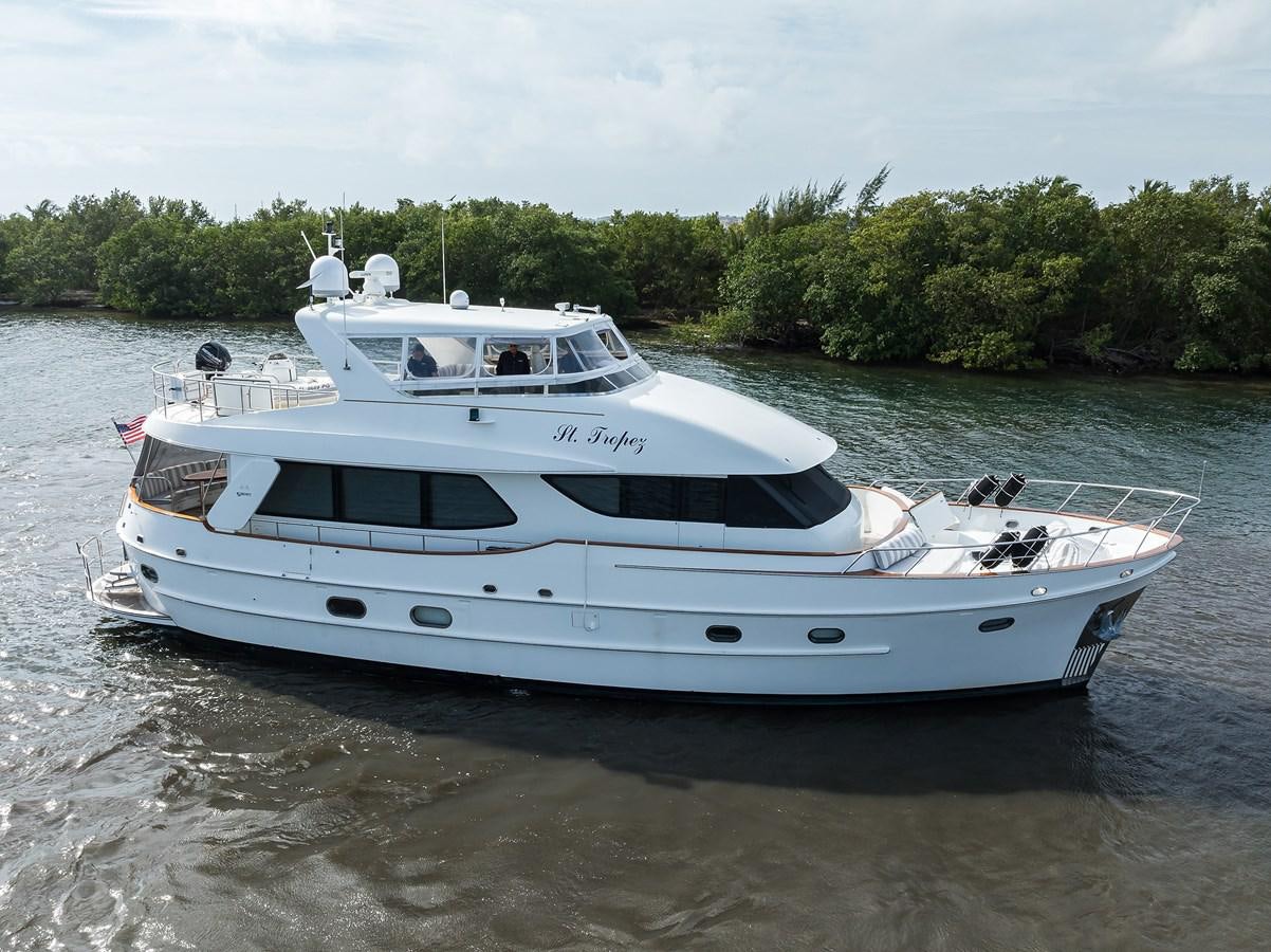 a boat on the water aboard ST. TROPEZ Yacht for Sale