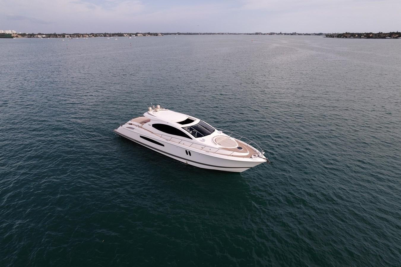 a white boat in the water aboard SALACIA Yacht for Sale