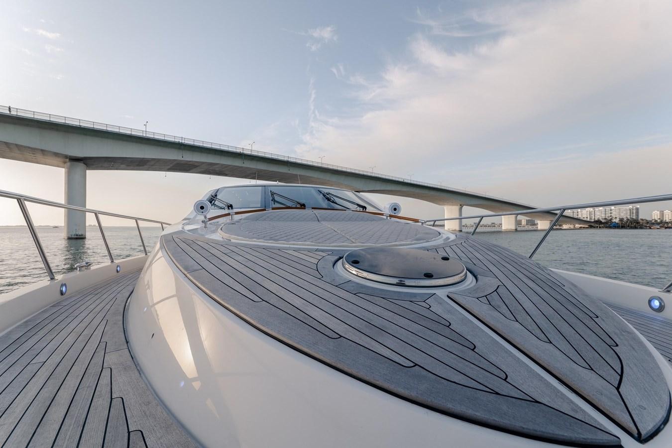 a boat on a dock aboard SALACIA Yacht for Sale