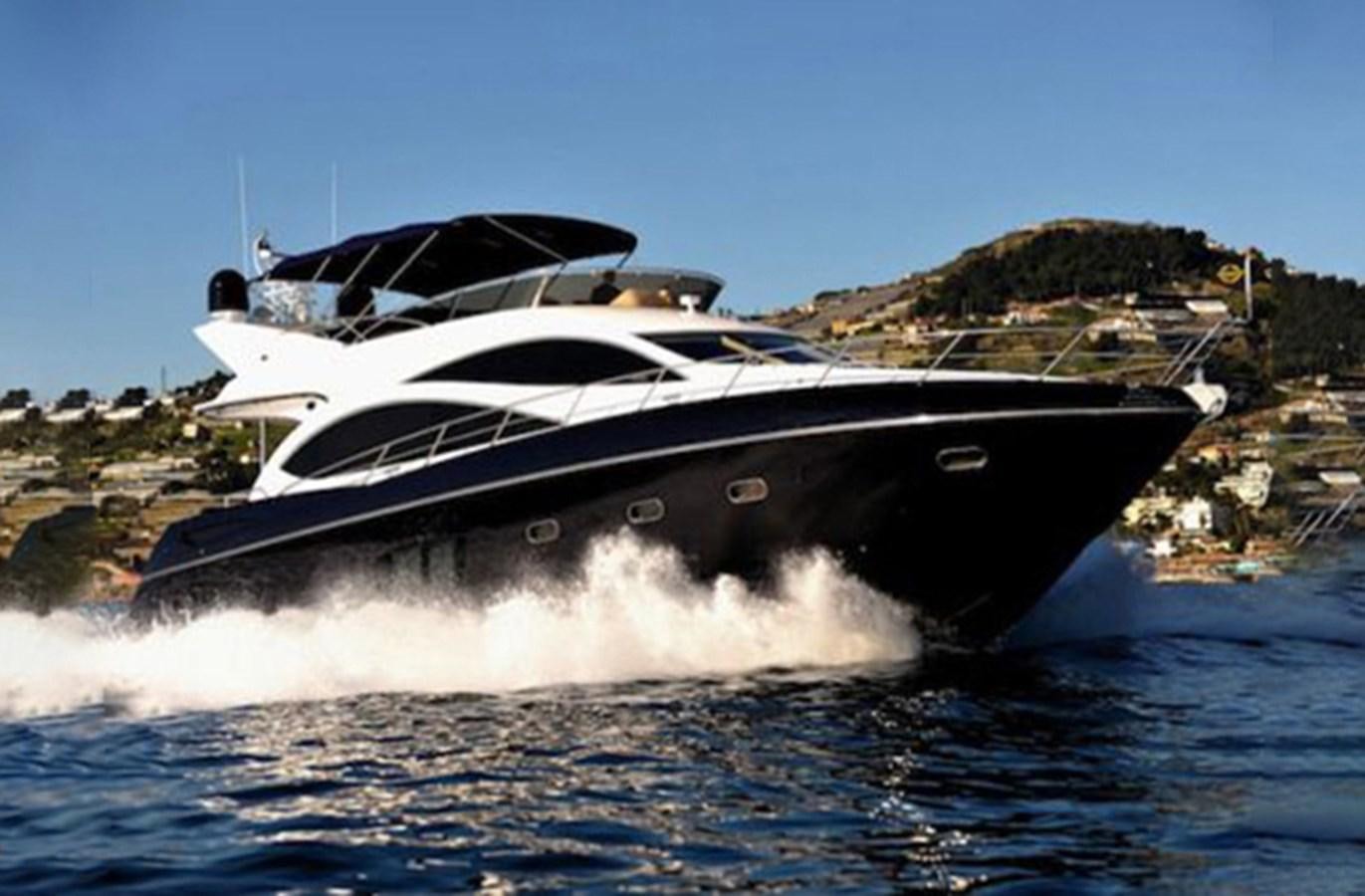 a boat splashing in the water aboard MANHATTAN 70 Yacht for Sale